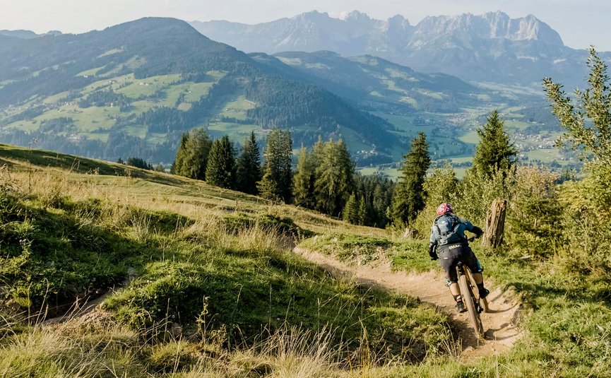 Mountainbike Urlaub in den Kitzbüheler Alpen - Hohe Salve