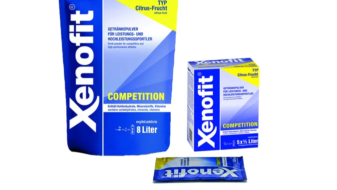 Mountain Bike Holidays © Xenofit GmbH Xenofit Competition Getränkepulver in verschiedenen Verpackungsgrößen