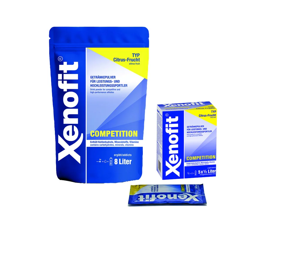 Xenofit Competition Getränkepulver in verschiedenen Verpackungsgrößen