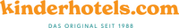 Logo der Website kinderhotels.com mit dem Slogan Das Original seit 1988