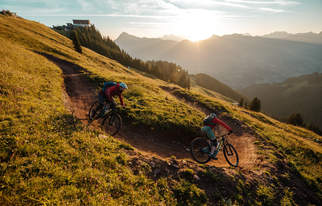 Bike Trail Hahnenkamm in den Kitzbüheler Alpen - Brixentral