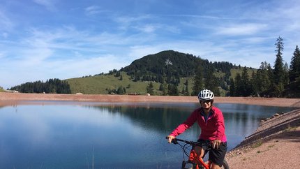 Heidis E-Biketour zum Marmorsee (Loferer Alm)