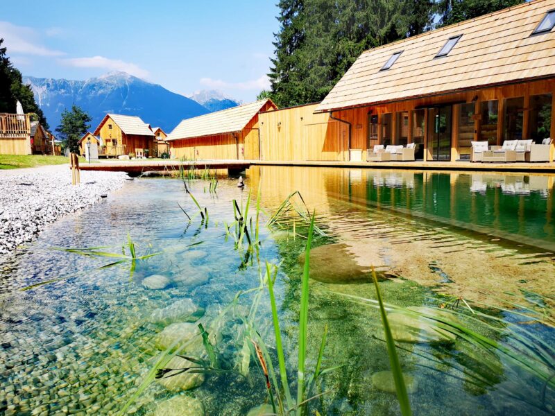 Glamping Badeteich © Ribno Alpin Resort